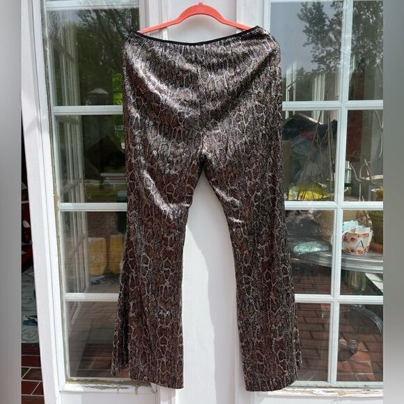 Anthropologie Sequin Snake Joni Pants NWT - Picture 8 of 12